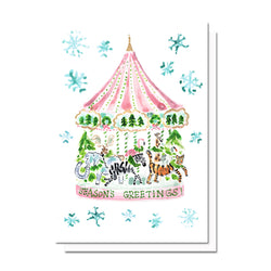 Holiday Carousel Card