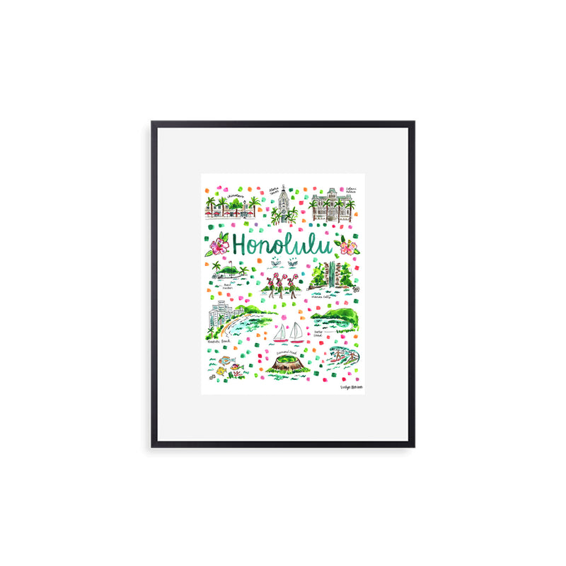 "Honolulu, HI" Fine Art Print