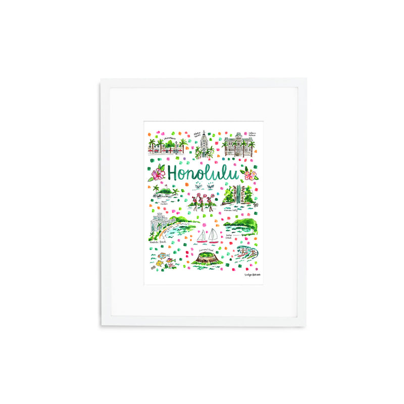 "Honolulu, HI" Fine Art Print