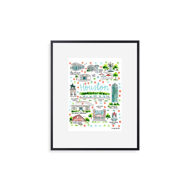 "Houston, TX" Fine Art Print