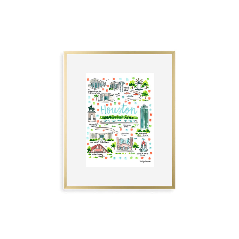 "Houston, TX" Fine Art Print