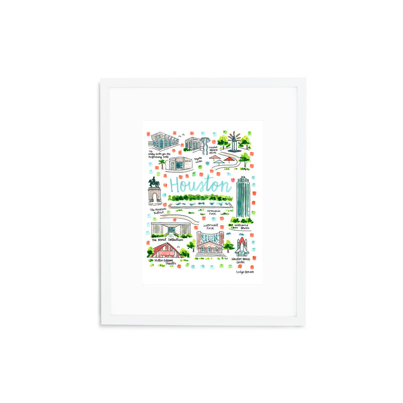 "Houston, TX" Fine Art Print