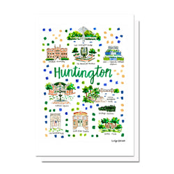 Huntington, WV Map Card