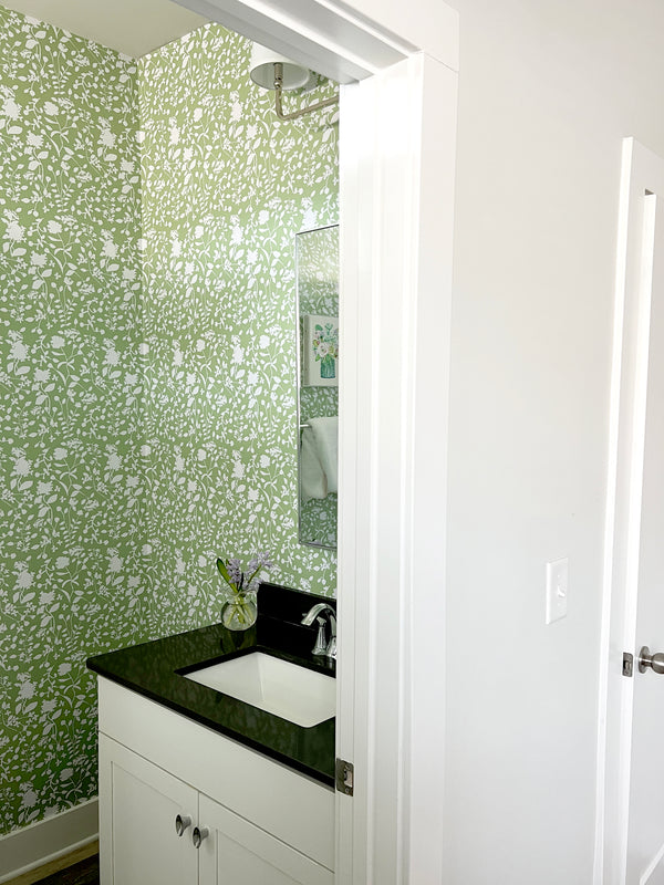 Hepburn Wallpaper - Green