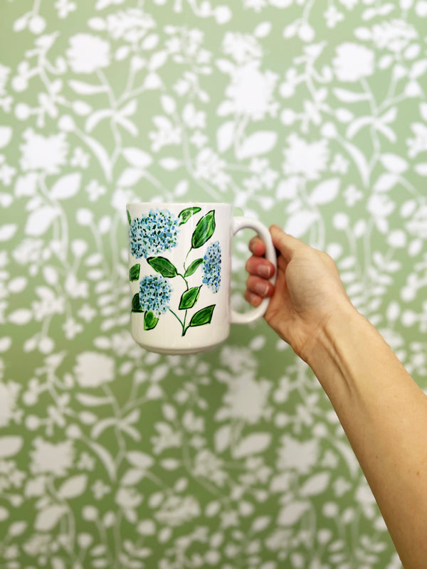 Hydrangea Mug