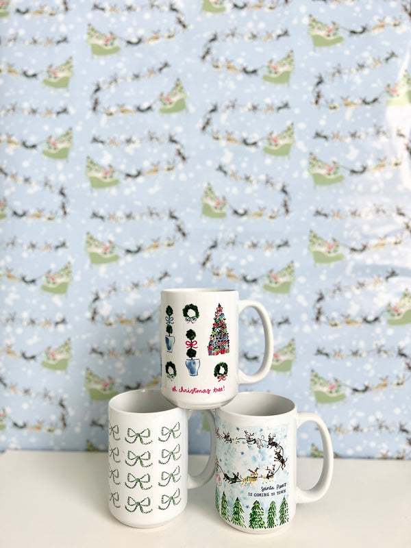 Holiday Santa Paws Mug