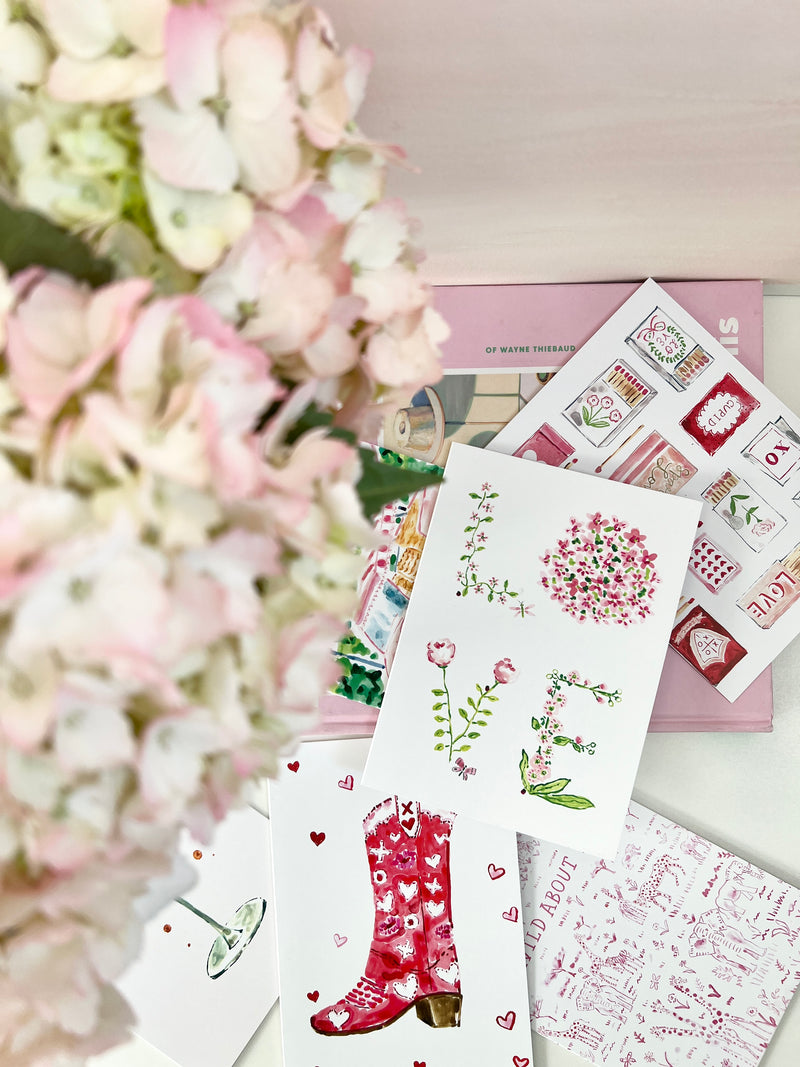 Floral Love Valentine Card