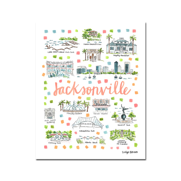 "Jacksonville, FL" Fine Art Print