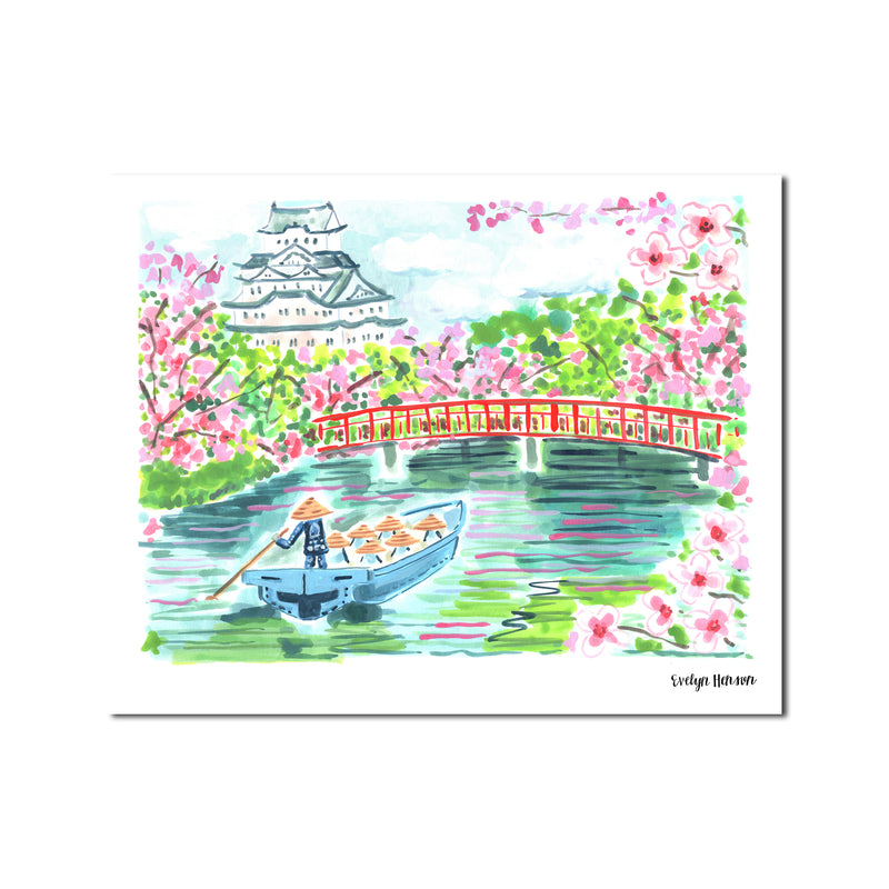 The "Tokyo Cherry Blossoms" Fine Art Print