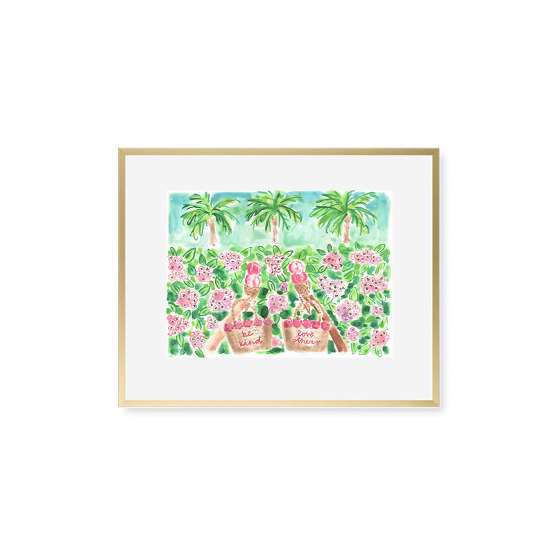 The "Double Scoop Ice Cream" Fine Art Print