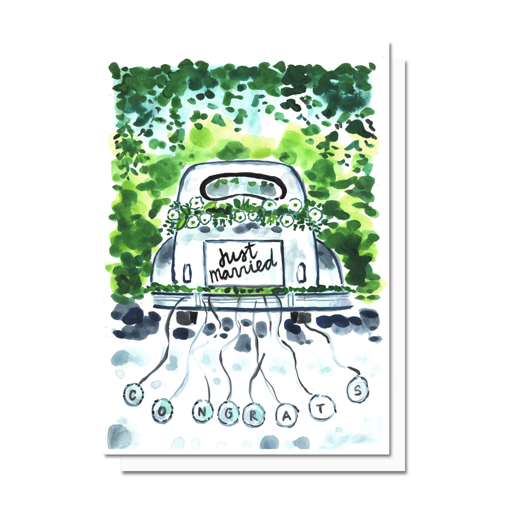 Just Married Car Card – Evelyn Henson