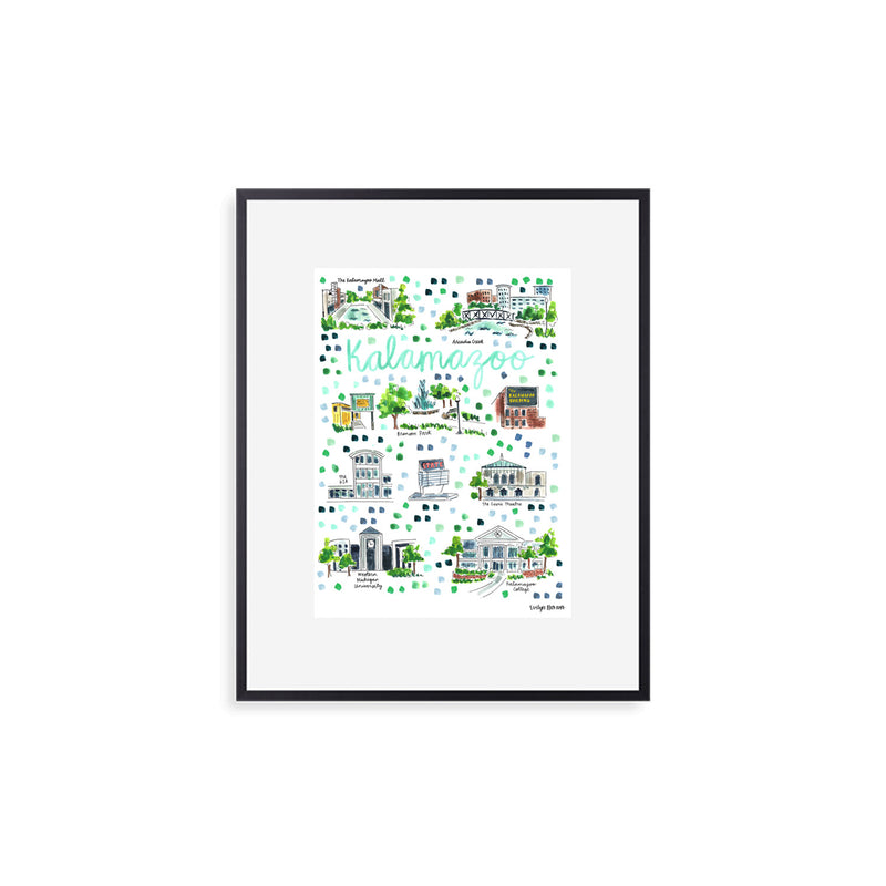"Kalamazoo, MI" Fine Art Print