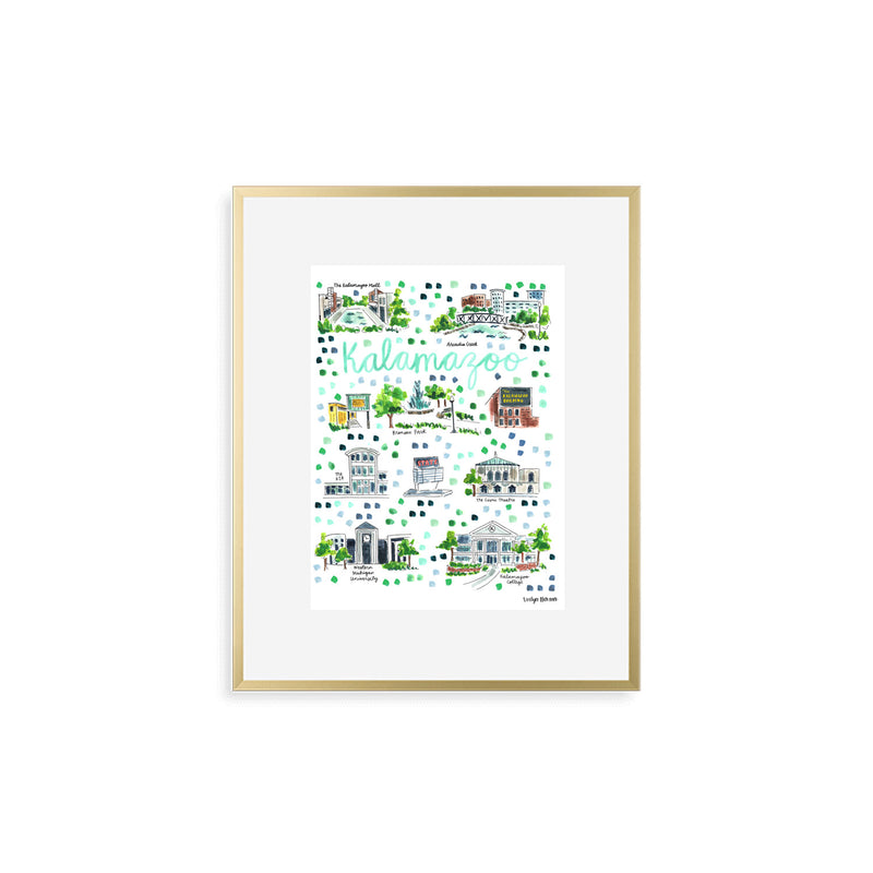 "Kalamazoo, MI" Fine Art Print