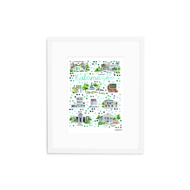 "Kalamazoo, MI" Fine Art Print