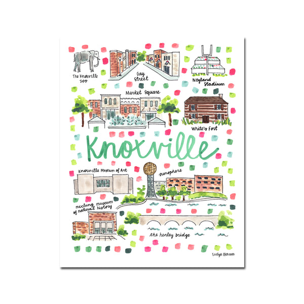 "Knoxville, TN" Fine Art Print