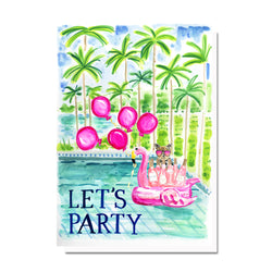 Pool Party Card