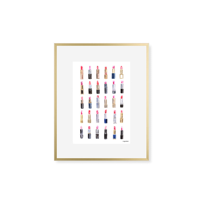 The "Kiss and Makeup" Lipstick Print