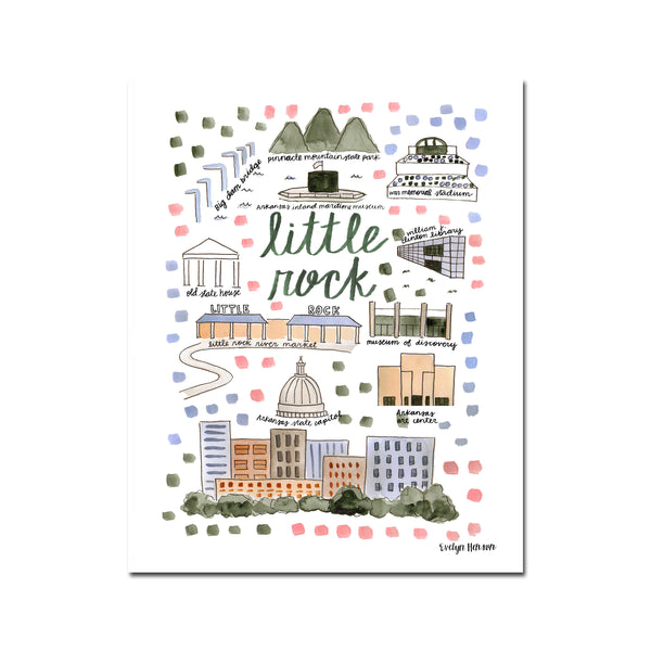 "Little Rock, AR" Fine Art Print