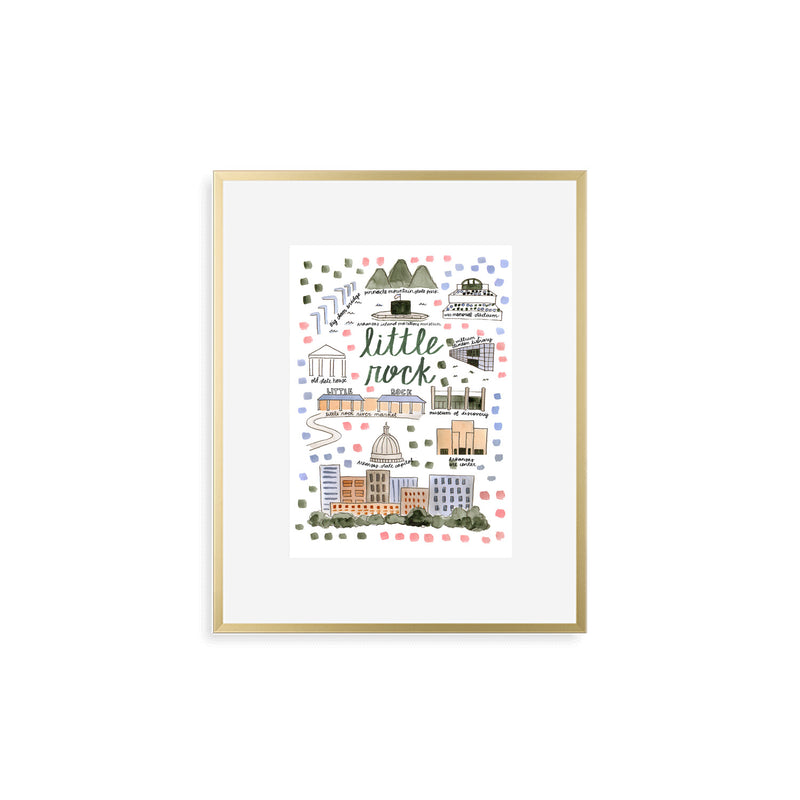 "Little Rock, AR" Fine Art Print