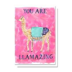 Llamazing Card