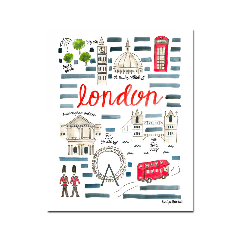 "London, England" Fine Art Print