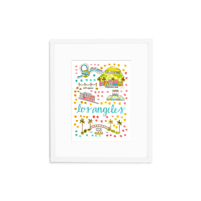 "Los Angeles, CA" Fine Art Print