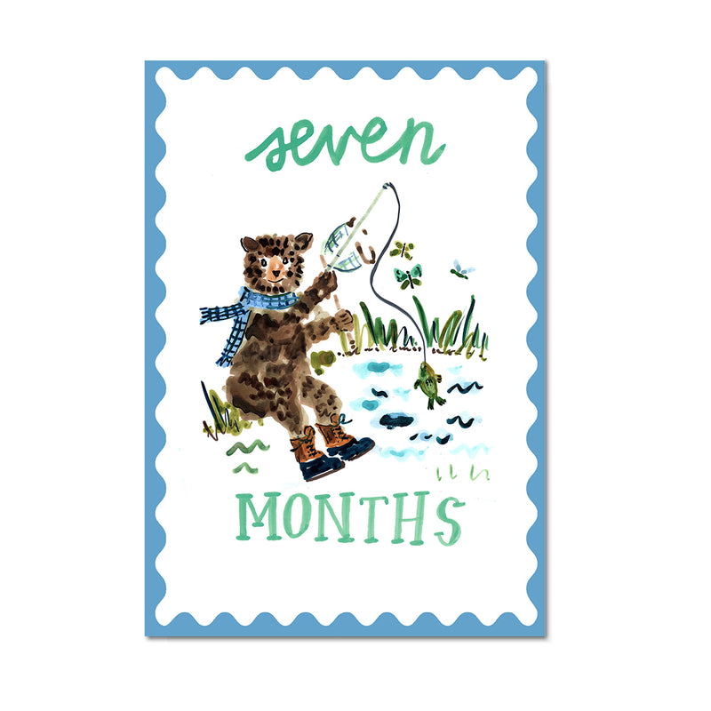 Baby Milestone Cards: Animal Set