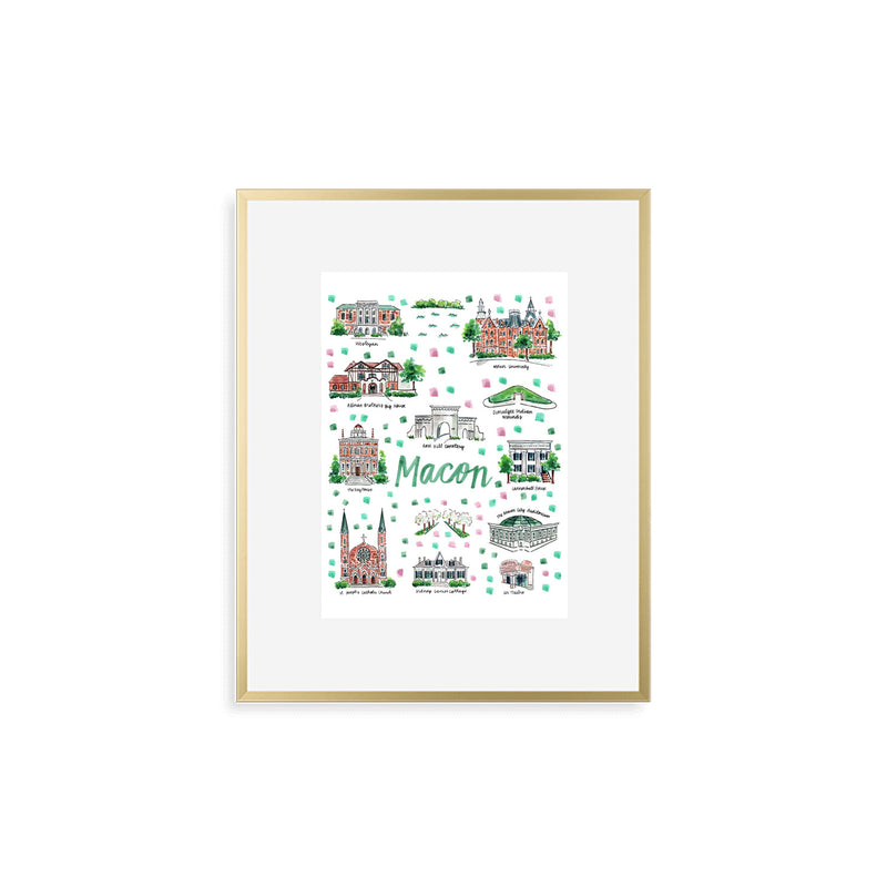 "Macon, GA" Fine Art Print