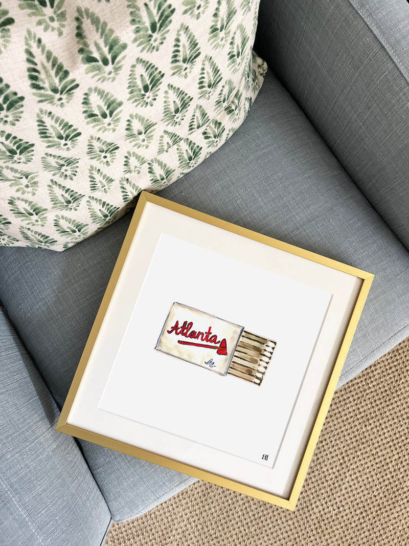 Atlanta Braves Matchbox Fine Art Print