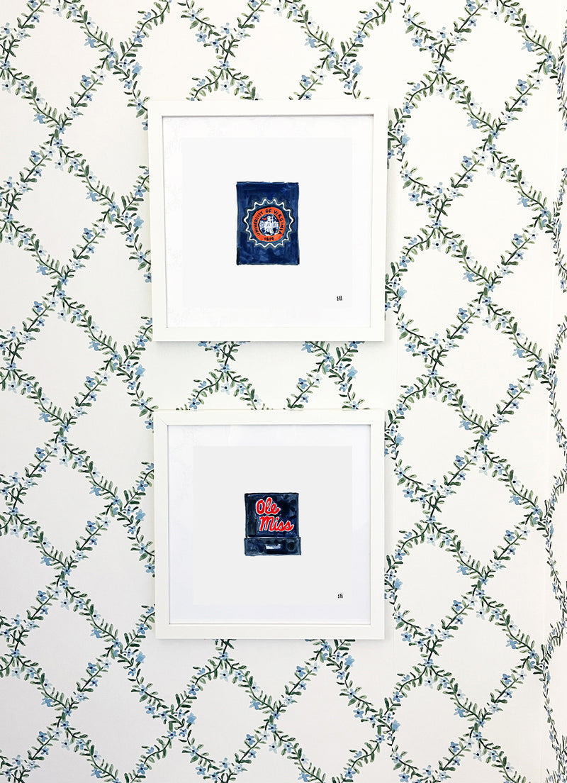 University of Virginia Matchbook Fine Art Print