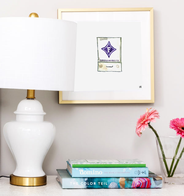 Furman Matchbook Fine Art Print