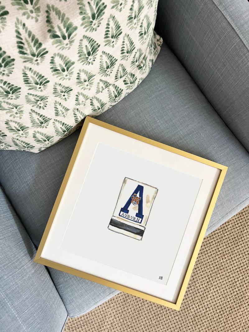 Auburn Matchbook Fine Art Print