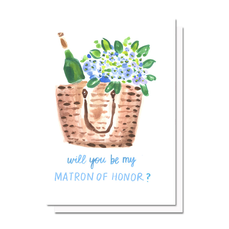 Bridal Tote Bridesmaids/MOH Ask Card