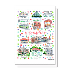 Memphis, TN Map Card