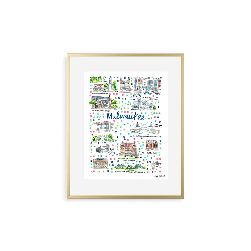"Milwaukee, WI" Fine Art Print