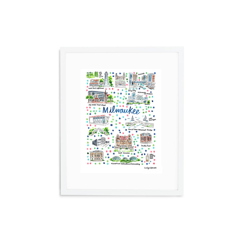 "Milwaukee, WI" Fine Art Print
