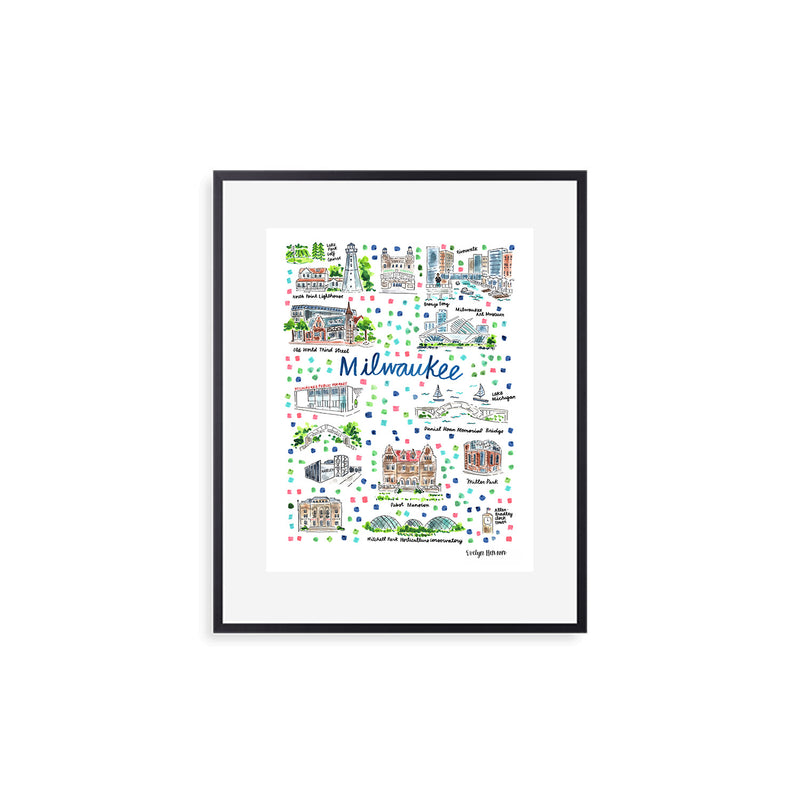 "Milwaukee, WI" Fine Art Print