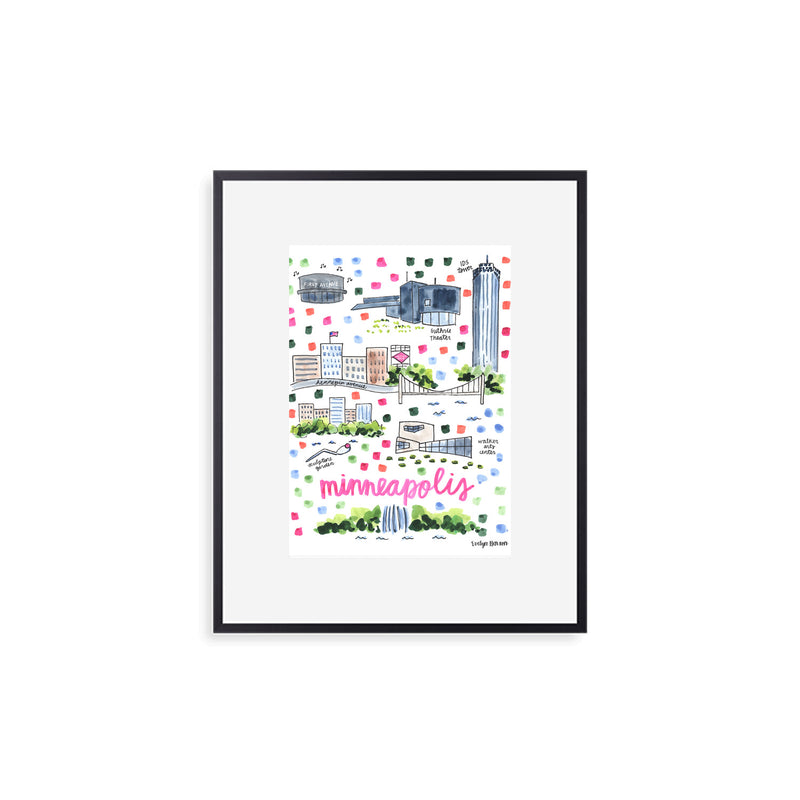 "Minneapolis, MN" Fine Art Print