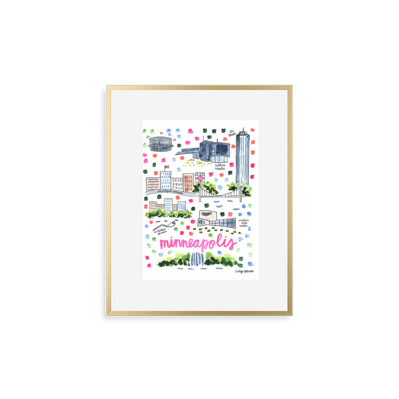 "Minneapolis, MN" Fine Art Print