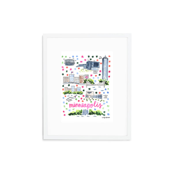 "Minneapolis, MN" Fine Art Print