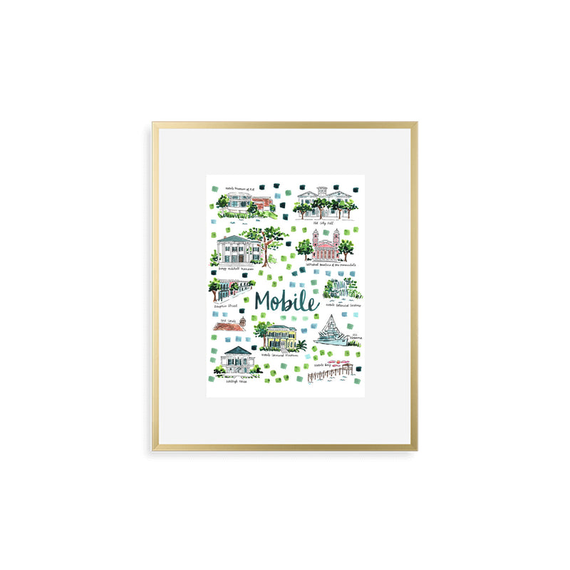 "Mobile, AL" Fine Art Print