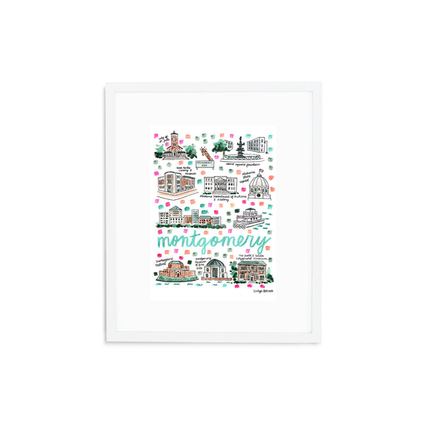 "Montgomery, AL" Fine Art Print