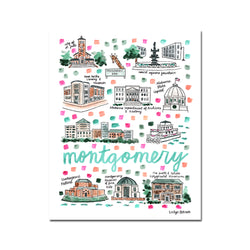 "Montgomery, AL" Fine Art Print