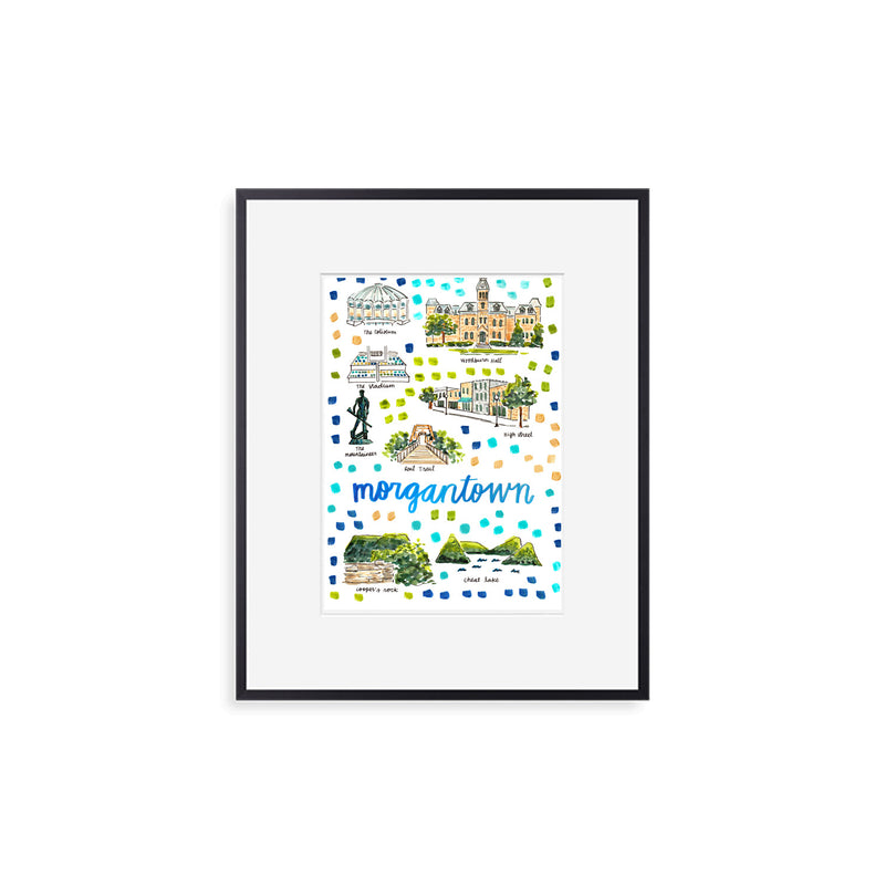 "Morgantown, WV" Fine Art Print