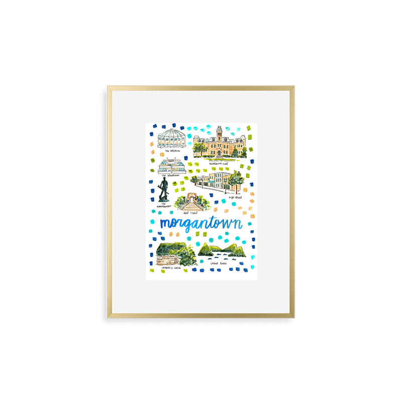 "Morgantown, WV" Fine Art Print