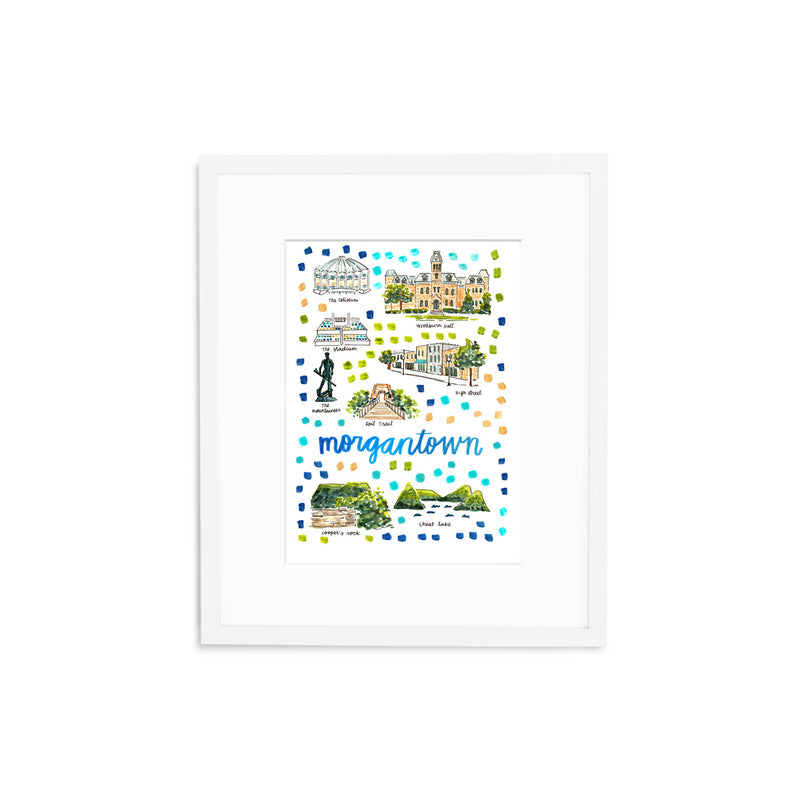 "Morgantown, WV" Fine Art Print