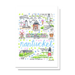 Nantucket, MA Map Card