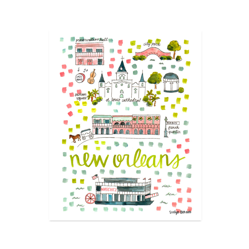 "New Orleans, LA" Fine Art Print