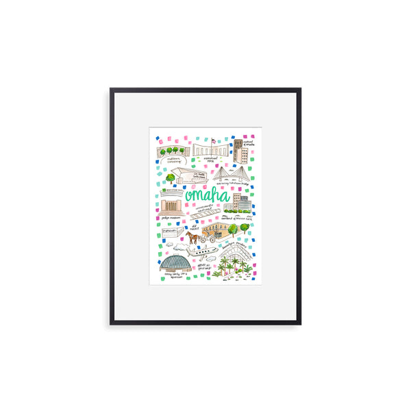 "Omaha, NE" Fine Art Print