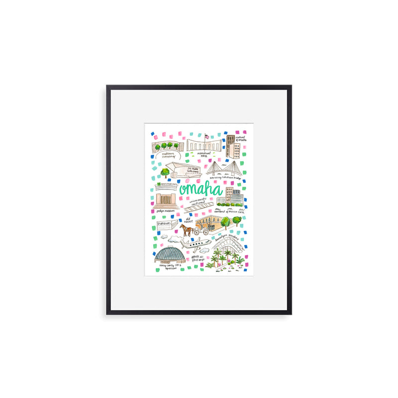 "Omaha, NE" Fine Art Print
